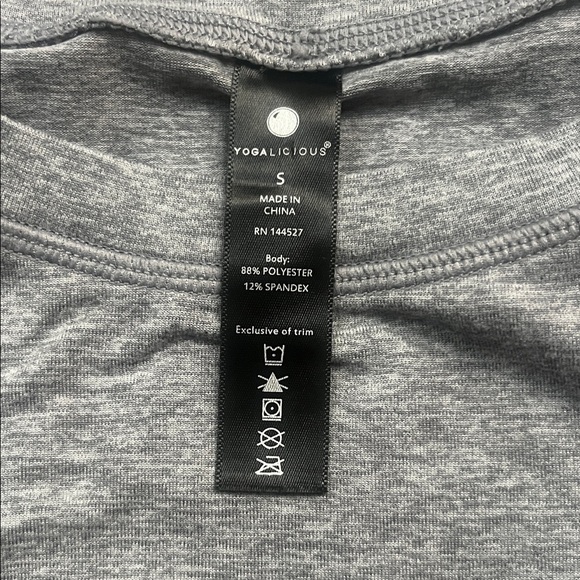 Yogalicious Heather Gray Women's Sweatshirt - Picture 2 of 6